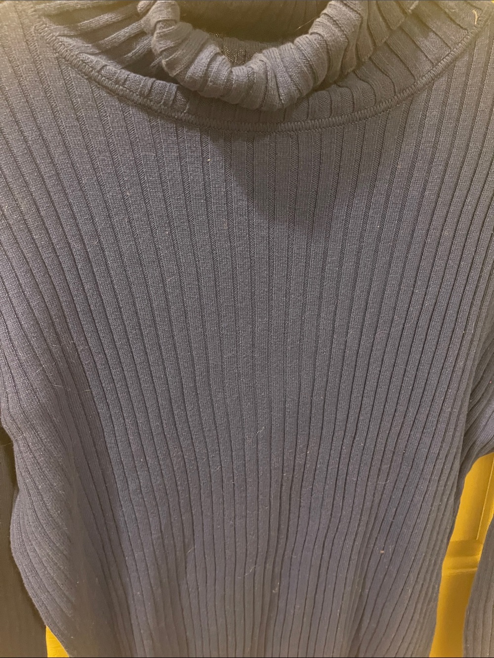 Women’s Ribbed Turtleneck Sweater - royal blue